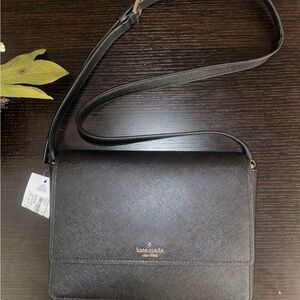 Kate Spade Black Leather Shoulder Bag